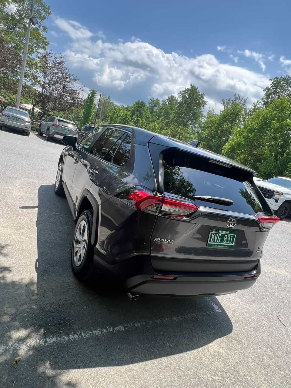 Polished vehicle