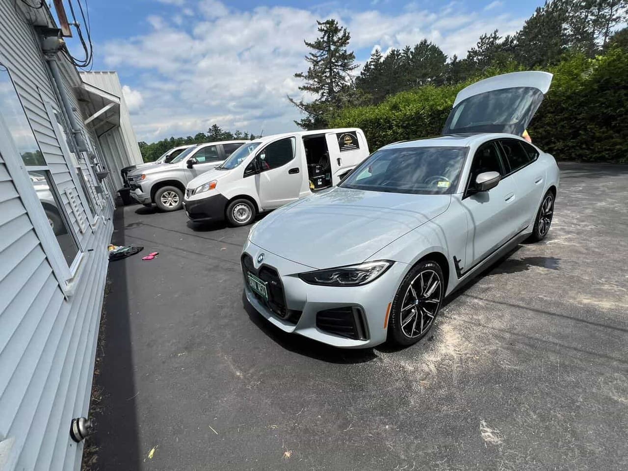BMW after detailing